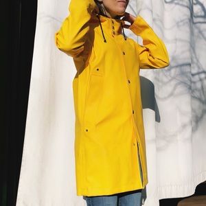 Yellow Reykjavik Raincoat